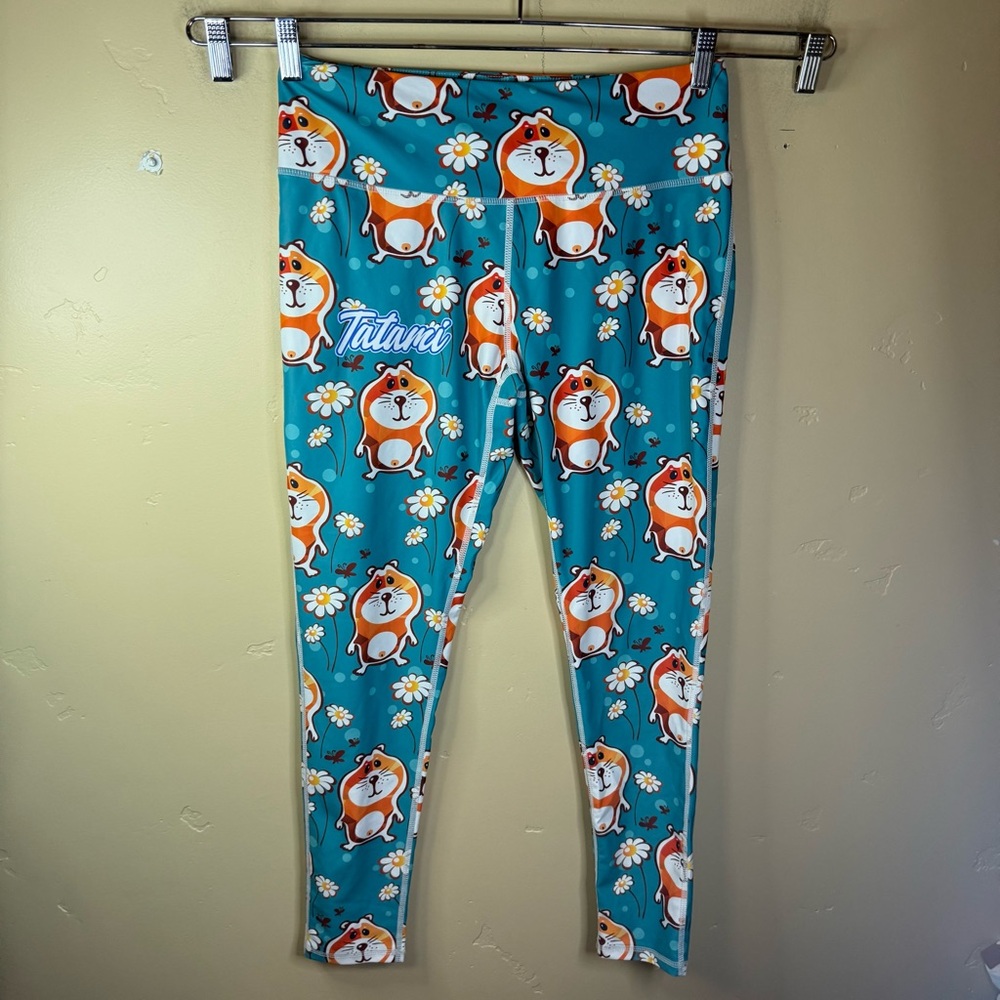 Tatami‎ Ladies Hamster Leggings Green-Brown Size XL Fighting Boxing Activewear